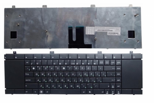 Клавиатура для ноутбука Asus NX90SN, NX90JQ, NX90JN черная, без рамки