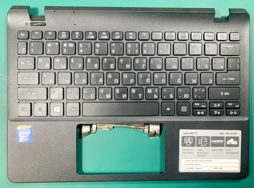 Клавиатура с топ-кейсом для ноутбука Acer Aspire ES11-131  E3-111, E3-112, ES1-111, ES1-111M, ES1-131, V3-112, V3-112P