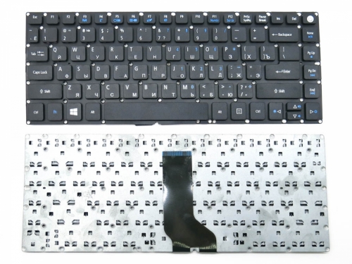 Клавиатура для ноутбука Acer Aspire E5-422, E5-422G, E5-432, E5-432G, E5-452G, E5-473, E5-473G, E5-474, E5-474G, E5-475G, E5-491G, ES1-420, ES1-421, ES1-431, ES 14, ES1-432-C51B