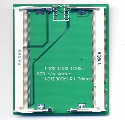 Переходник DDR2 и DDR3 на DIP разъем для программирования SPD