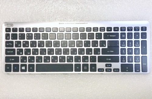 Клавиатура  Acer Aspire V5, V5-531, V5-571, V5-571G, черная с рамкой   60.M1PN1.024 с подсветкой
