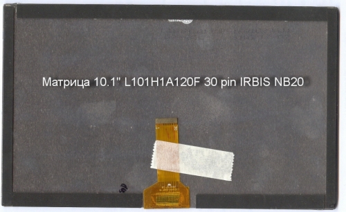 Матрица 10.1" L101H1A120F 30 pin для нетбука IRBIS NB20