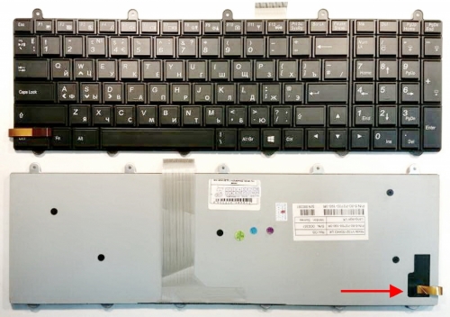Клавиатура MSI GE60 GE70 GX60 GX70 GT60 GT70 GT780 GT783 MS-1762 с подсветкой v132150ak1