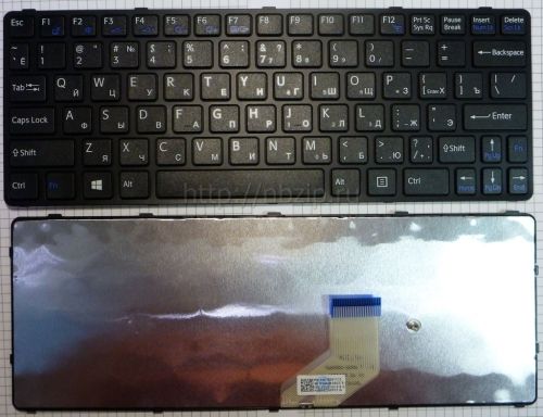 Клавиатура ноутбука Sony Vaio SVE11, SVE111 черная