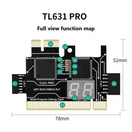 TL631 PRO POST карта , полный комплект , замена TL611