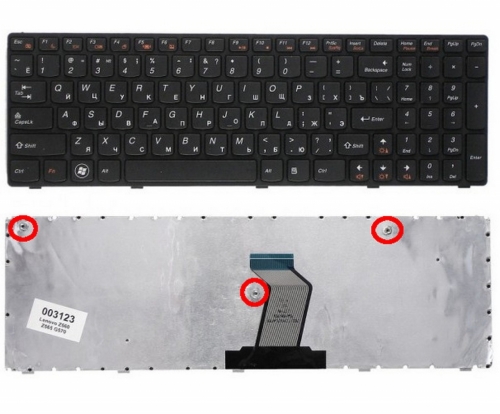Клавиатура Lenovo Ideapad G570, G575, G770, G780, Z560, Z565 MP-10A33SU-6864