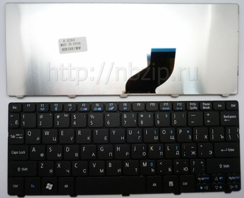 Клавиатура ноутбука Acer Aspire One 532, 532H, 533, D255 и др....