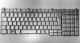 Клавиатура для ноутбука Toshiba A500, L500, P300 P200 серебристая