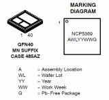 NCP5369 Драйвер MOSFET ON Semiconductor QFN-40