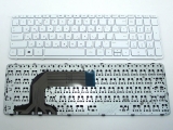 Клавиатура для ноутбука HP Pavilion 17-e серии с рамкой белая