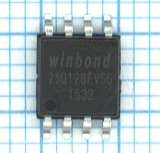 W25Q128FVSG SPI Flash 128 MBit 3.0V. Производитель: Winbond