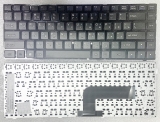 Клавиатура для ноутбука DNS 0150931, Pegatron B14Y, Clevo W740, W840 Series, черная с рамкой !