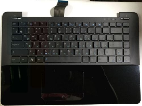 Клавиатура для ноутбука Asus UX30 UX30s с черным топкейсом