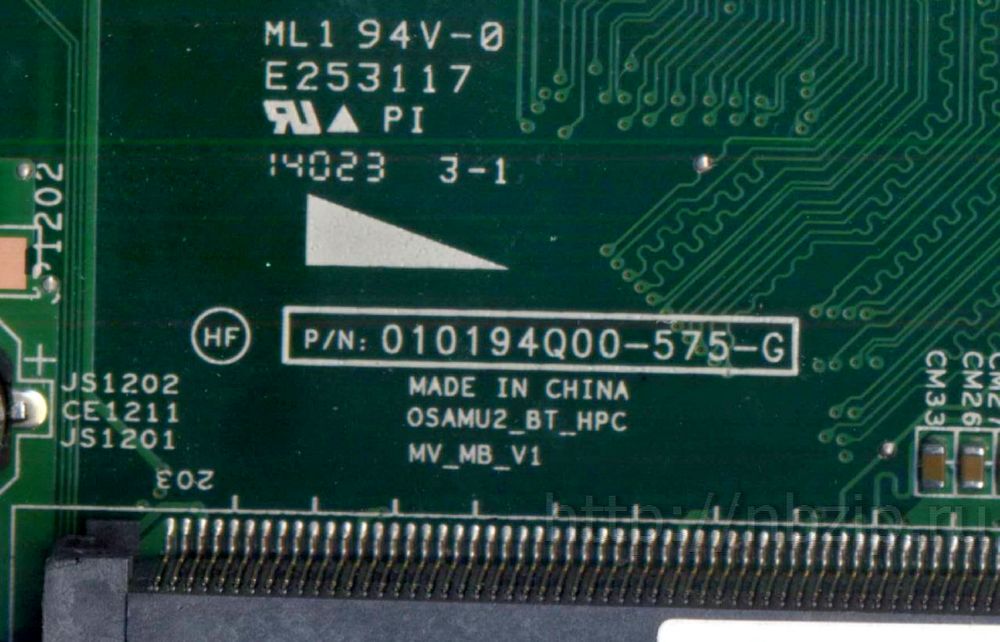 Foxconn OSAMU2 BT HPC MV MB V1 
